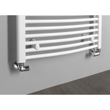 Aqualine - Tilslutningssæt til vinkelventiler FIRST højre/poleret krom