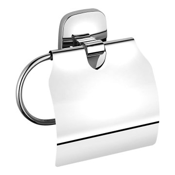 Aqualine - Toiletrulleholder med dæksel RUMBA skinnende krom