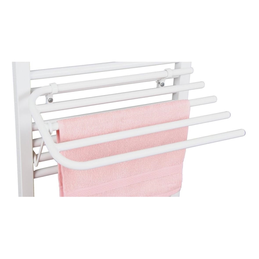 Aqualine - Towel skinne til heating element 60 cm hvid