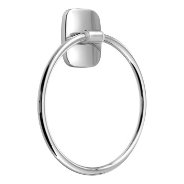 Aqualine - Væghængt håndklædestang RUMBA diameter 15,6 cm skinnende krom