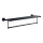 Aqualine - Væghængt håndklædestang SAMBA 21x62,5 cm sort