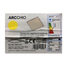 Arcchio - LED loftlampe dæmpbar PHILIA LED/20W/230V 3000-6000K + fjernbetjening