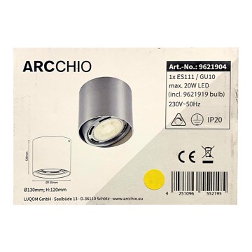 Arcchio - LED spotlampe ROSALIE 1xGU10/ES111/11,5W/230V