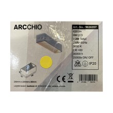 Arcchio - LED væglampe KARAM LED/6W/230V