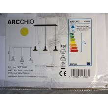 Arcchio - Pendel JAIKA 3xE27/60W/230V