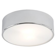 Argon 0873 - Loftlampe DARLING 2xE27/15W/230V diam. 35 cm sølvfarvet