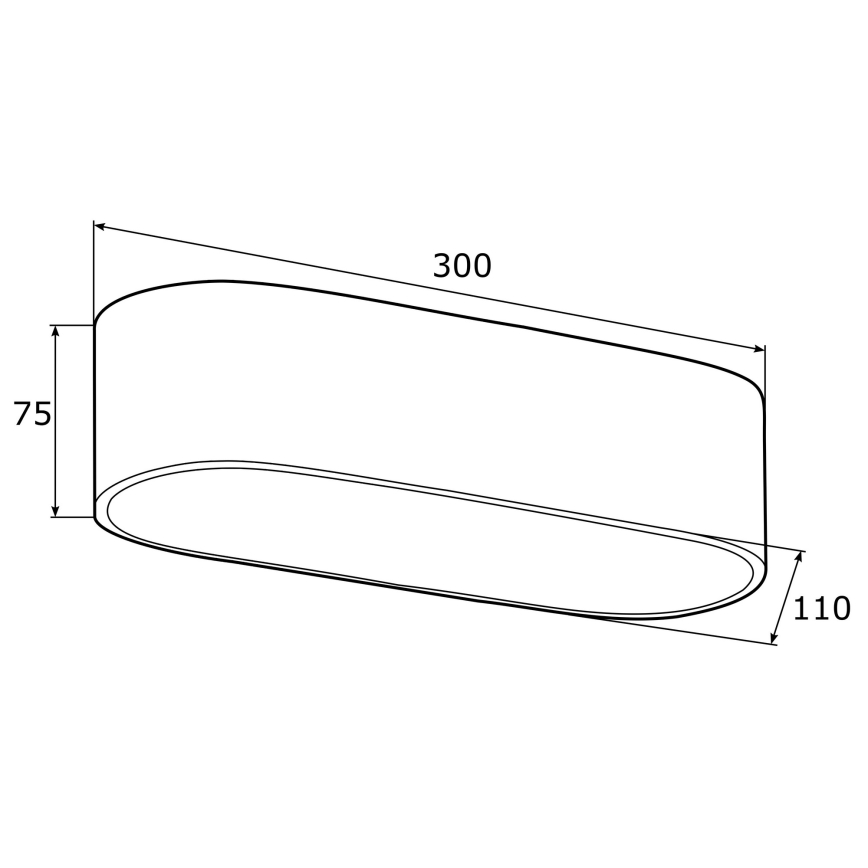 Argon 0907 - Loftlampe TONI 2xE27/15W/230V sølvfarvet