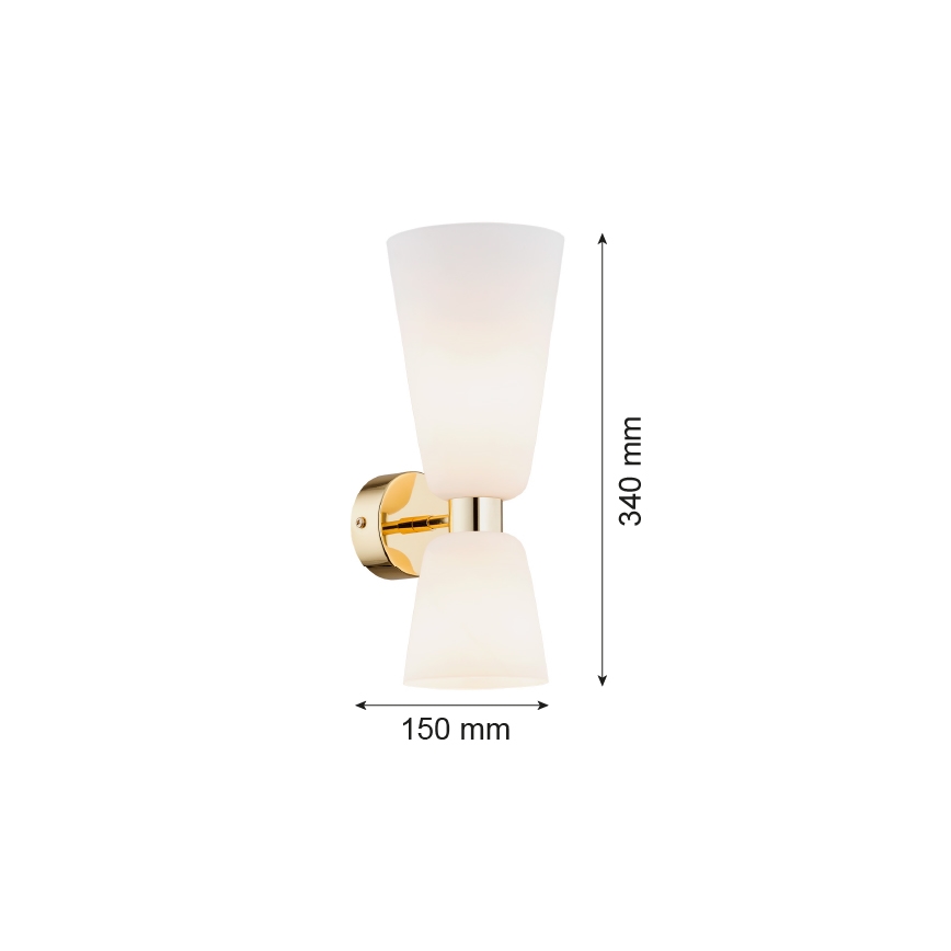Argon 1034 - Væglampe RENO 2xE14/7W/230V