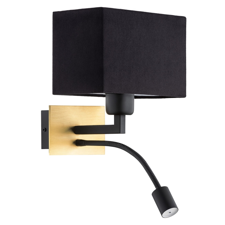 Argon 1041 - LED Væglampe BILL 1xE27/15W/230V + LED/4,5W