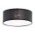 Argon 1257 - Loftlampe TASOS 2xE27/15W/230V diameter 40 cm sort