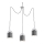 Argon 1341 - Pendel ANDROS 3xE27/60W/230V