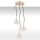 Argon 1462 - Lysekrone i en snor CRUZ 3xE14/7W/230V