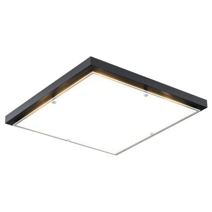 Argon 1826 - Loftlampe CARLSON 4xE27/15W/230V 60x60 cm sort