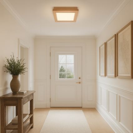 Argon 1871 - Loftlampe TABOR 4xE27/15W/230V 52x52 cm beige