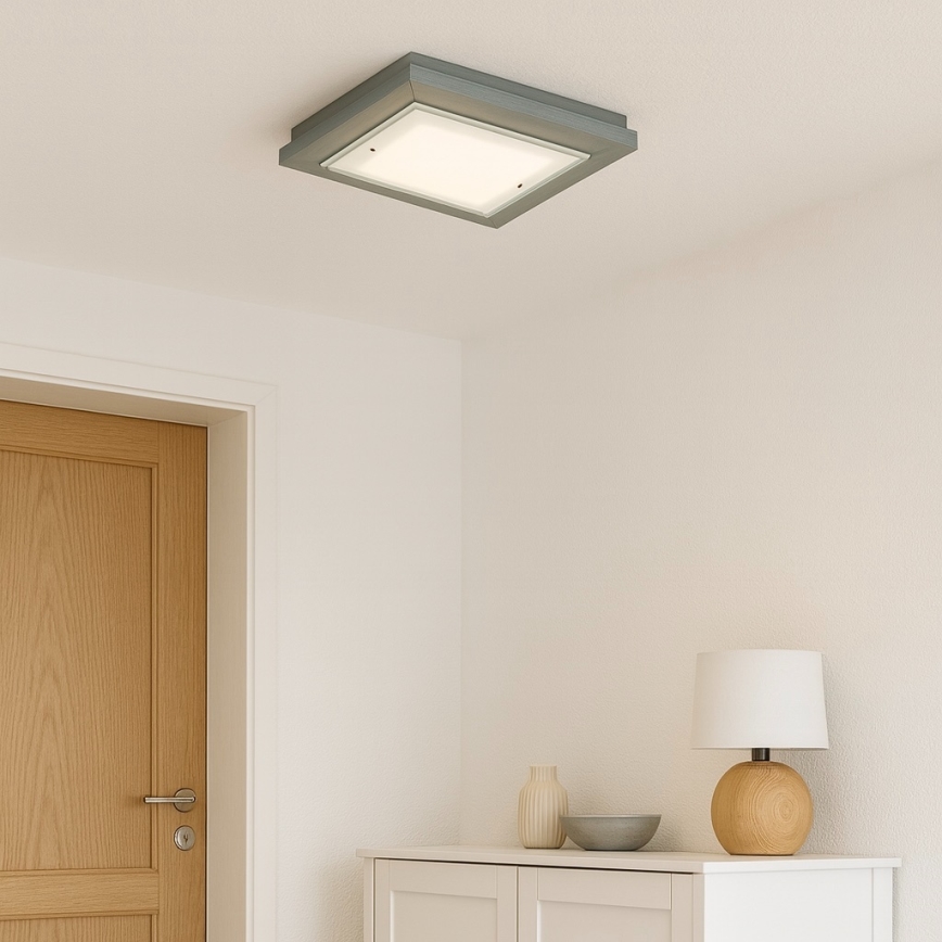 Argon 1873 - Loftlampe TABOR 4xE27/15W/230V 52x52 cm grå