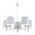 Argon 2076 - Loftlampe på stang BOLZANO 5xE27/15W/230V blå