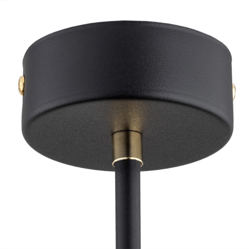 Argon 2128 - Loftlampe på stang RAVELLO 5xE14/15W/230V sort/guld