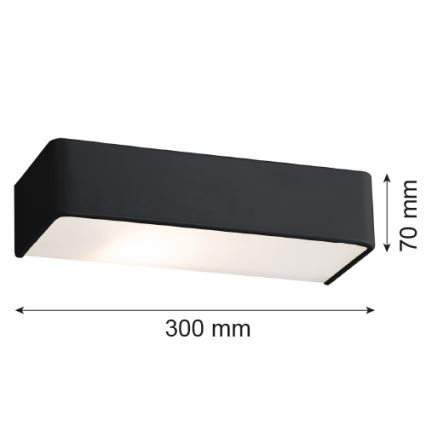 Argon 3075 - Væglampe RODAN 1xE27/15W/230V