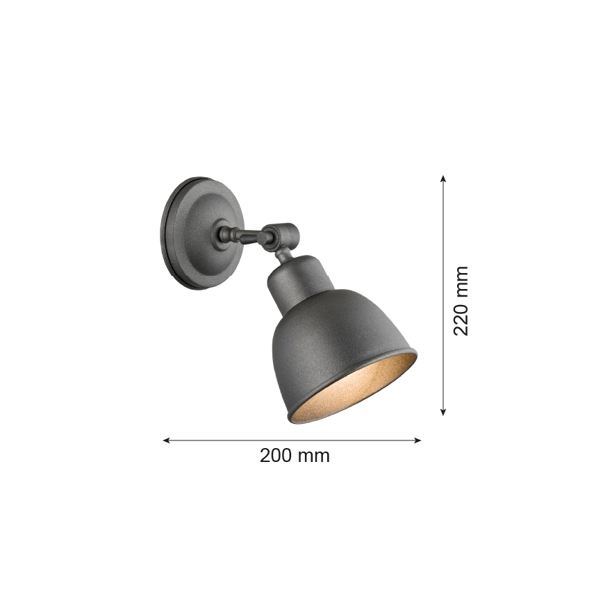 Argon 3183 - Væglampe EUFRAT 1xE27/60W/230V