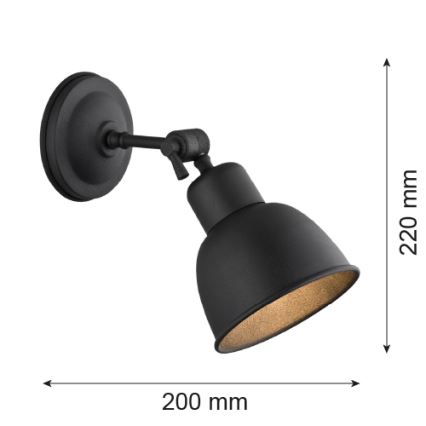 Argon 3185 - Væglampe EUFRAT 1xE27/60W/230V