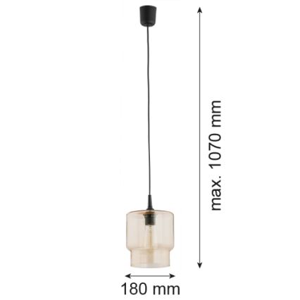 Argon 3273 - Pendel NEWA 1xE27/15W/230V beige
