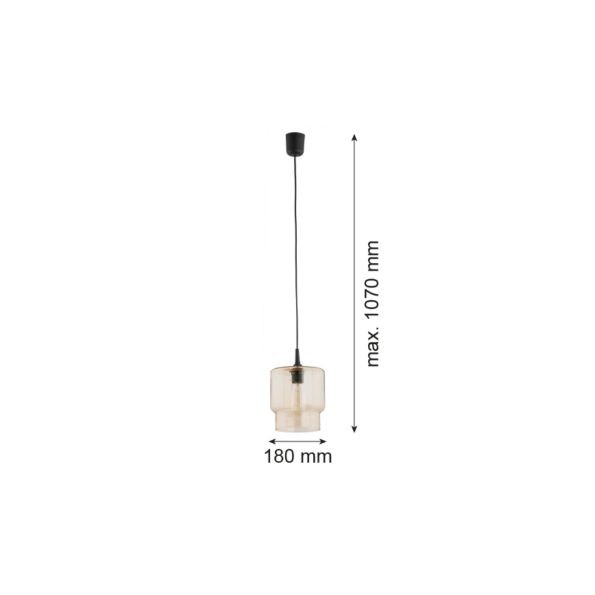 Argon 3273 - Pendel NEWA 1xE27/15W/230V beige