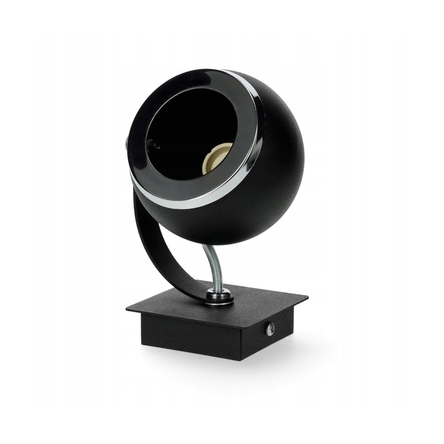 Argon 3638 - Vægspot KOS 1xGU10/5W/230V sort/skinnende krom