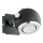 Argon 3638 - Vægspot KOS 1xGU10/5W/230V sort/skinnende krom