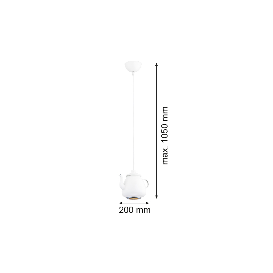 Argon 3650 - Pendel JAMAJKA 1xGU10/50W/230V