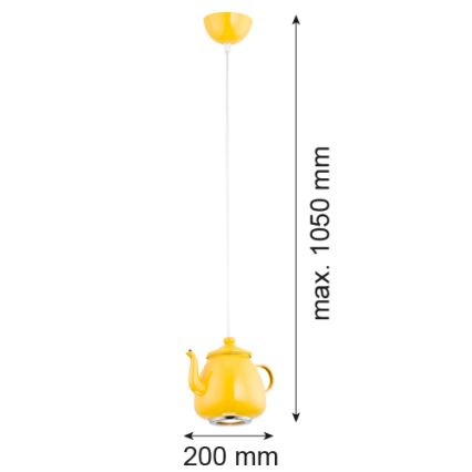 Argon 3651 - Pendel JAMAJKA 1xGU10/50W/230V