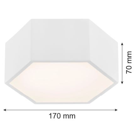 Argon 3828 - LED loftlampe ARIZONA LED/9W/230V hvid