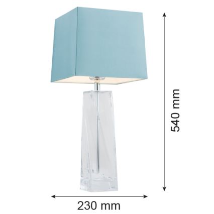 Argon 3839 - Bordlampe LILLE 1xE27/15W/230V blå