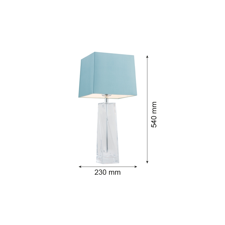 Argon 3839 - Bordlampe LILLE 1xE27/15W/230V blå