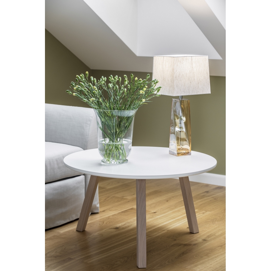 Argon 3840 - Bordlampe LILLE 1xE27/15W/230V hvid
