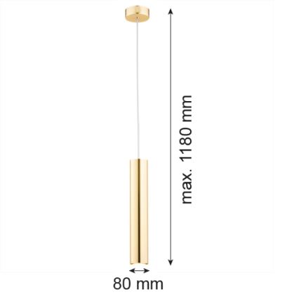 Argon 4057 - Pendel GOMERA 1xGU10/5W/230V messing