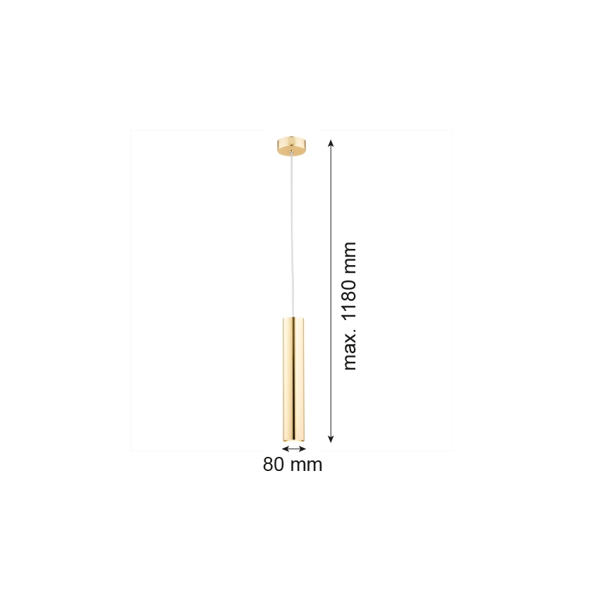 Argon 4057 - Pendel GOMERA 1xGU10/5W/230V messing
