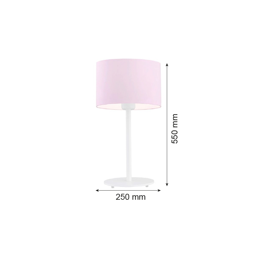 Argon 4128 - Bordlampe MAGIC 1xE27/15W/230V lyserød/hvid