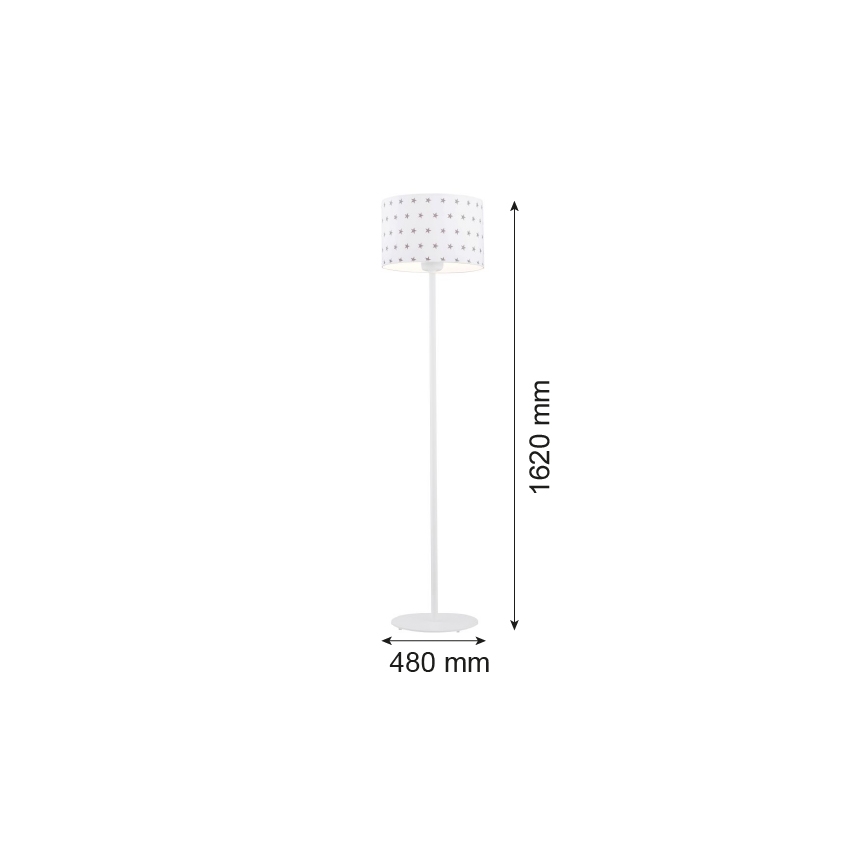 Argon 4129 - Gulvlampe MAGIC 1xE27/15W/230V hvid
