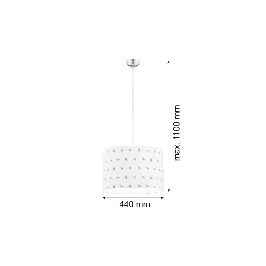 Argon 4133 - Pendel MAGIC 1xE27/15W/230V hvid