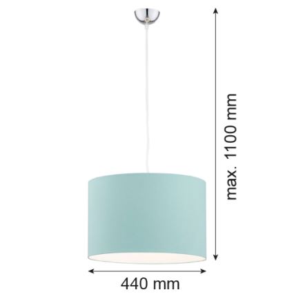 Argon 4135 - Pendel MAGIC 1xE27/15W/230V turkis