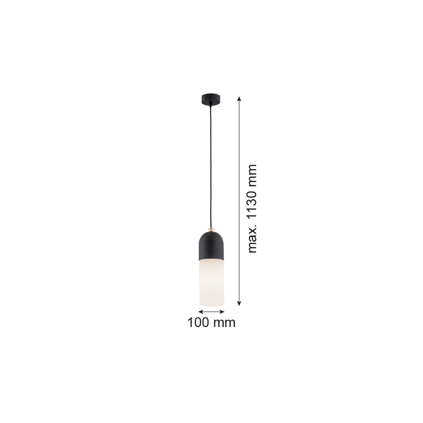 Argon 4213 - Pendel BURGOS 1xE27/15W/230V sort