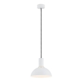 Argon 4220 - Loftlampe på kabel SINES 1xE27/15W/230V Ø 28 cm hvid