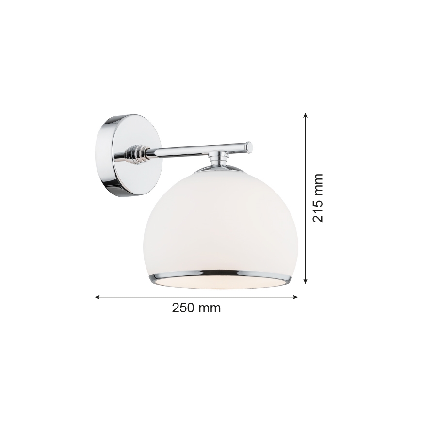 Argon 4254 - Væglampe MARBELLA 1xE27/15W/230V skinnende krom