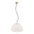 Argon 4317 - Loftlampe på kabel TRINI 1xE27/15W/230V Ø 40 cm guld