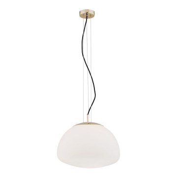 Argon 4317 - Loftlampe på kabel TRINI 1xE27/15W/230V Ø 40 cm guld