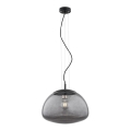 Argon 4350 - Loftlampe på wire TRINI 1xE27/15W/230V Ø 40 cm sort