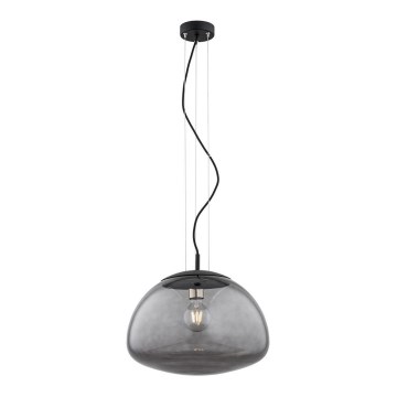 Argon 4350 - Loftlampe på wire TRINI 1xE27/15W/230V Ø 40 cm sort