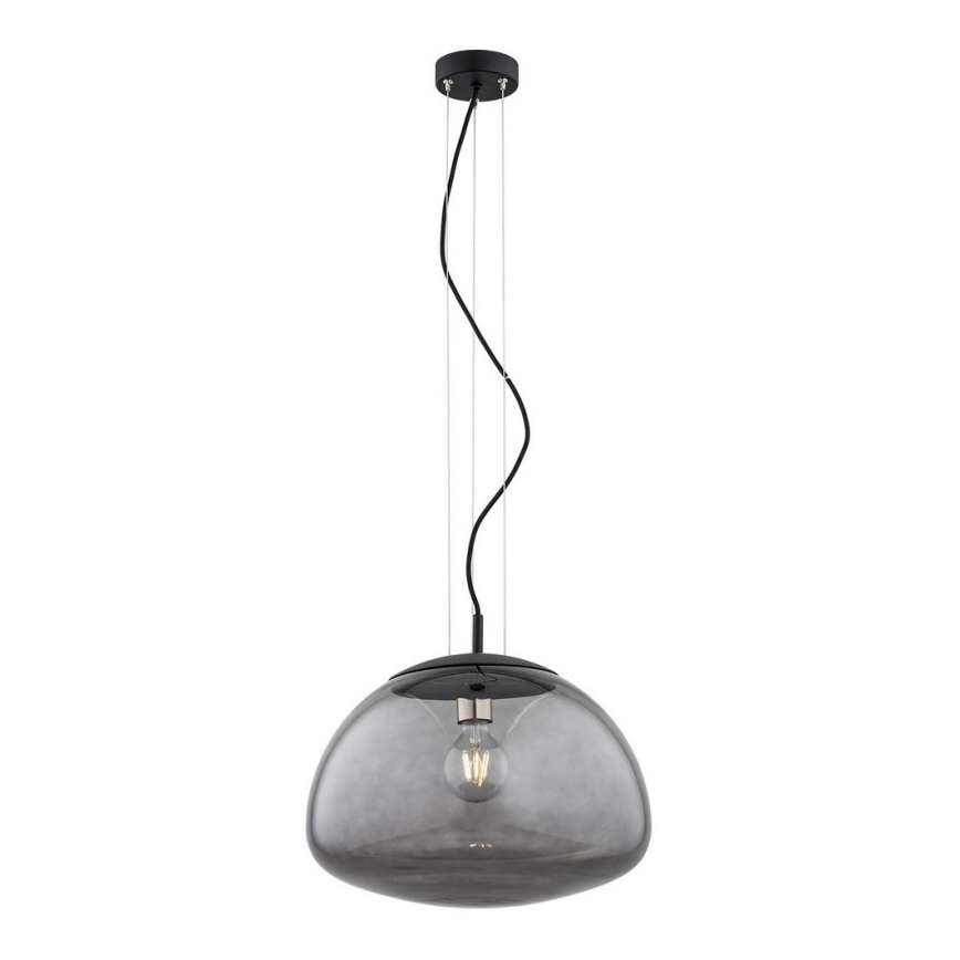 Argon 4350 - Loftlampe på wire TRINI 1xE27/15W/230V Ø 40 cm sort