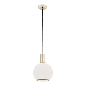 Argon 4357 - Pendel SAGUNTO 1xE27/15W/230V diam. 20 cm messingfarvet