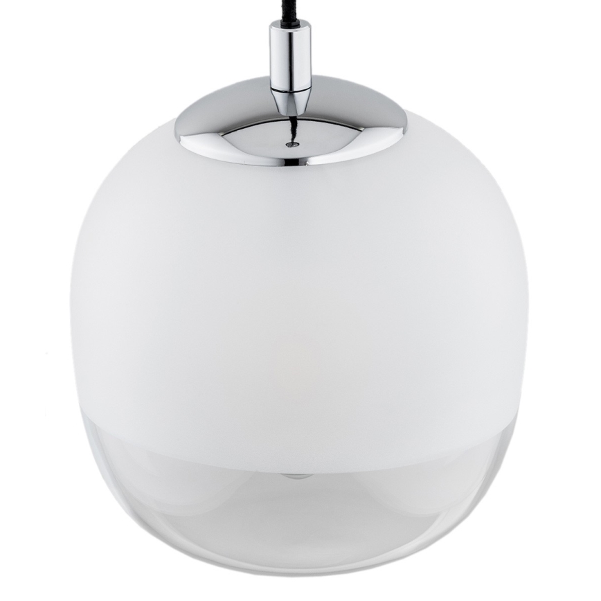 Argon 4676 - Pendel BALTIMORE 1xE27/15W/230V skinnende krom